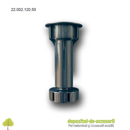 Picior plastic bucătărie H120 negru