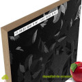 Panou MDF Orhidee negru 470 mat 3D Ișik