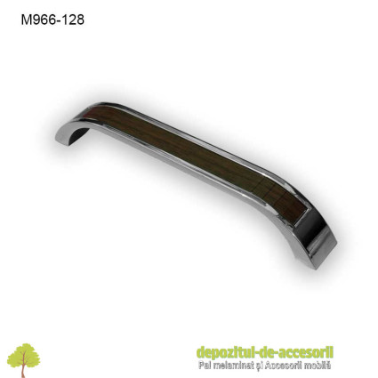 Mâner mobilier M996-128-CR Crom-Lemn