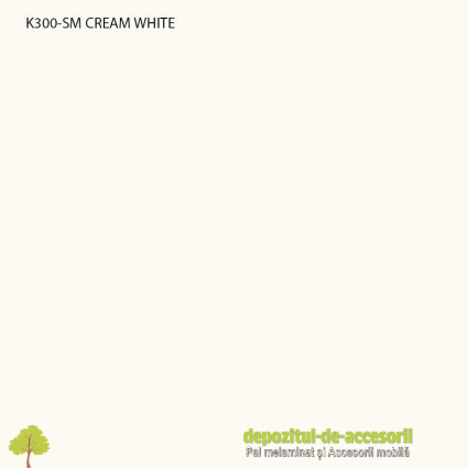 Pal melaminat K300-SM CREAM WHITE Krono Swiss 18x2800x2070mm